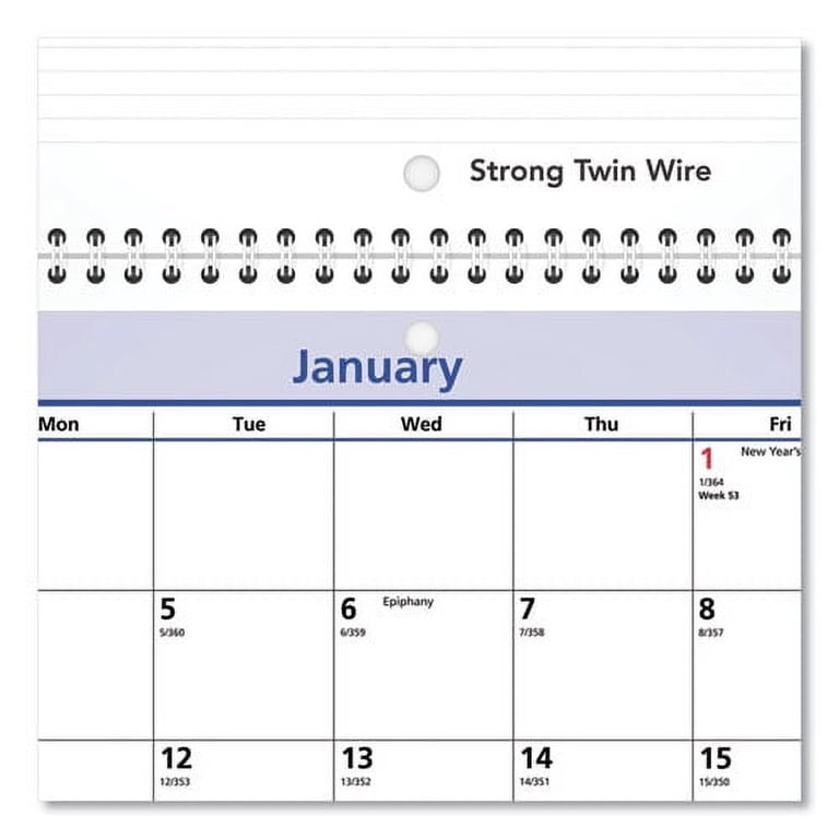 2024 Calendar 159 Days From Today QuickNotes Desk/Wall Calendar,