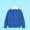 Blue, variant on Girls Cotton Cardigan Long Sleeve Kid Button Crew Neck Sweater Cardigans (Dark Green 7-8 Years)
