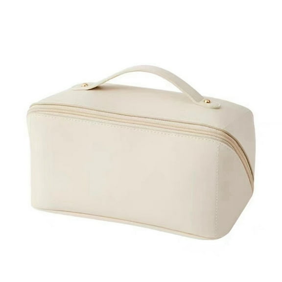 Large-Capacity Travel Cosmetic Bag Waterproof Portable Makeup Storage Toiletry Bag Cosmetic Box for Skin Cosmetics,A