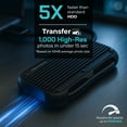 thumbnail image 6 of Titanium Micro Mercury 2TB Portable Aluminum SSD Up to 1000MB/S NVMe USB 3.1 IP66 water dust resistant for PC Mac Android and Game Console, 6 of 9