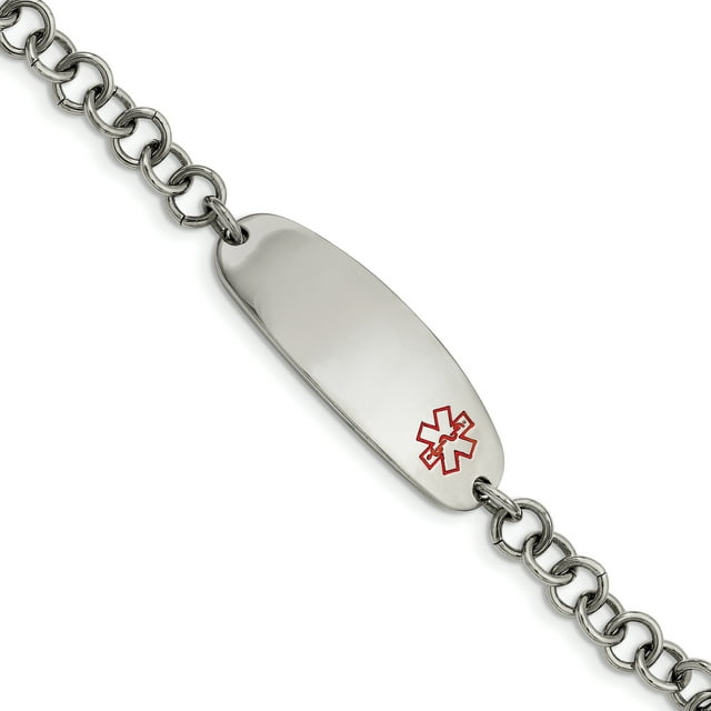 Bracelet Médical en Acier Inoxydable 7.25 Po "Bracelets