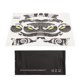 thumbnail image 2 of Pegatinas para gafas VR, pegatinas protectoras con patrón de dibujos animados ultrafinos y geniales para auriculares PICO 4 VR, calavera negra, 2 of 5