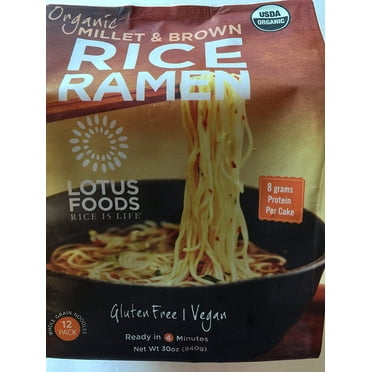Lotus Foods Organic Brown Rice Ramen (12 Packper Bag), 30 oz