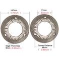 thumbnail image 2 of TFCFL 2pcs 15cm Grinding Discs For Electric Grain Mill Heavy Duty Commercial 15cm 3KW 110V, 2 of 10