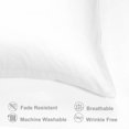 thumbnail image 5 of Unique Bargains 2 Pack Silky Satin Pillow Cover Cases White 21" x 37", 5 of 8