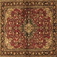 thumbnail image 1 of Ahgly Company Indoor Square Persian Brown Traditional Area Rugs, 3' Square, 1 of 4
