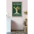 thumbnail image 2 of Vegan Girl Poster, Vegetarian Wall Art, Animal Lovers, Animal Activist, Wall Hanging Decor,Interior wall decoration, living room, frameless 12x16inch, 2 of 4