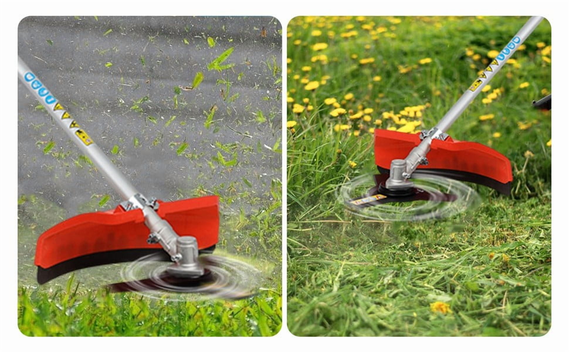 Seipouy 52cc Gas Weed Eater,Gas String Trimmer,5 in 1 Cordless Hedge Trimmer[2 Stroke],Multi Garden Tools Brush Cutter, Weed Wacker, Pole Saw with Extension Pole, String Trimmer for Yard Lawn