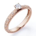 thumbnail image 4 of JeenMata Juego de 2 Anillos con Banda Geométrica y Retorcida en Dos Tonos Joyería de Moda Elegante, 4 of 7