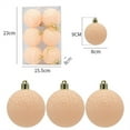 thumbnail image 2 of 6PCS Christmas Tree 8cm Ball Bauble Hanging Home Party Ornament Decor, 2 of 2