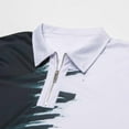 thumbnail image 5 of Men's 1/4 Zipper Shirts 2025 Short Sleeve Casual Outdoor Tennis T Shirt Color Block Slim Fit Golf Shirts, 5 of 7