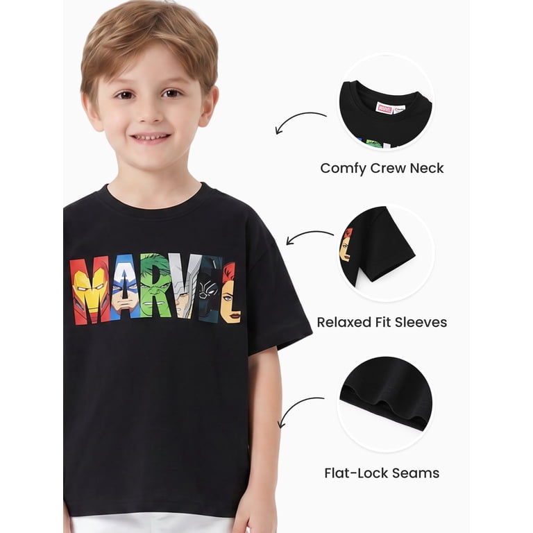 Disney Marvel Boys Graphic T-Shirt photo 7