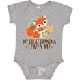 thumbnail image 3 of Inktastic My Great Grandma Loves Me Fox Boys or Girls Baby Bodysuit, 3 of 5