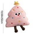 thumbnail image 3 of Loespoir Christmas Tree Pillow with Plush Material, Home Cushion for Comfort, Holiday Ornament for Decoration, Gift & Seasonal Accent for Living Spaces(Pink), 3 of 6
