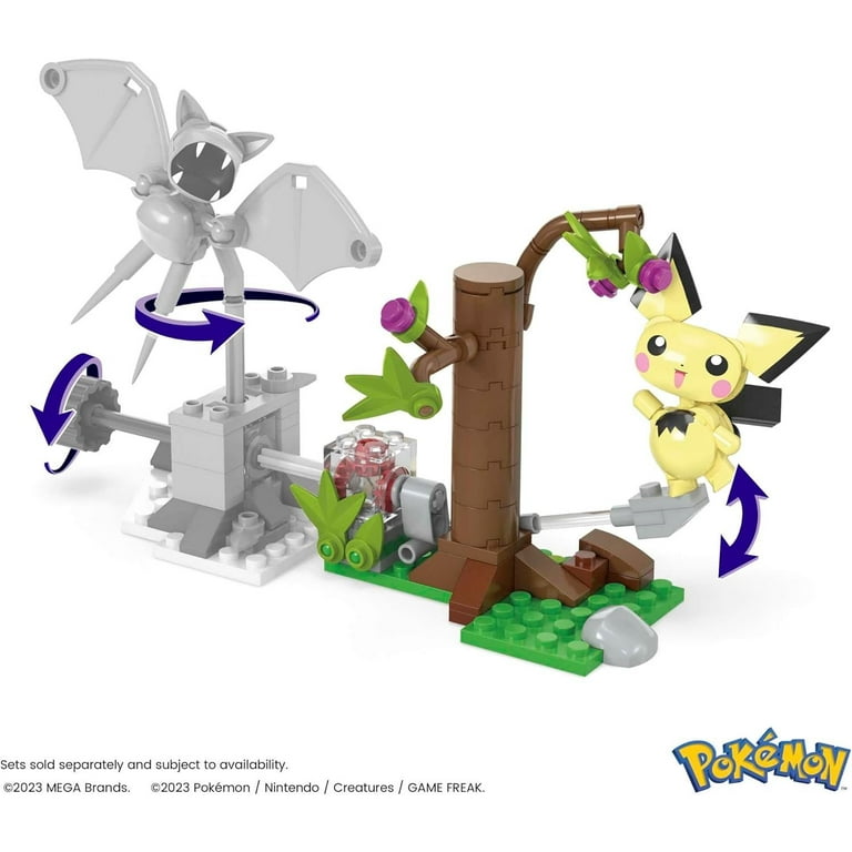 Pokemon Pichu's Forest Forage Mega Construx 84 Pcs Building
