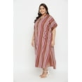 thumbnail image 4 of Oussum Robe Caftans pour Femme Grande Taille Imprimée Longue Maxi à Boutons Robes Caftan, 4 of 7