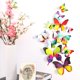 thumbnail image 3 of Sywqhk 12PCS 3D PVC Imán Mariposas DIY Etiqueta de la pared Decoración para el hogar Sywqhk Para estrenar, 3 of 6