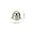 thumbnail image 2 of Uxcell Pull Cord End, Blind Cord Metal Bead, Light Flower Type Pull Ends Silver Tone for Lamps, Pack of 20, 2 of 5