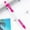 Hot Pink, variant on ABNMCA 10 Pcs Ribbon Retractable Gel Roller Pen Breast Cancer Awareness Ribbon Pen Point Breast Cancer Pens Plastic Gel Ballpoint Pens For Women Gift 10ML Pen