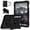 Black, variant on ELEHOLD Rugged Case For Samsung Galaxy Tab S10 FE/S9 FE/S9 / S10 Lite 2025 , Heavy Duty Shockproof Foldable Kickstand Drop Protection Cover with Shoulder Strap, Black