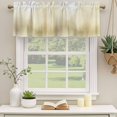2 Pack Valances for Windows, Yellow Ombre Window Valances for Living ...