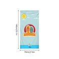 thumbnail image 2 of Zatoumnr Single-Sided Print Quick Dry Beach Towel, 28"x55.1", Microfiber Double-Sided Fleece, Versatile for Swimming and Bathing Vacation Necessities Gifts Swim Towels, 2 of 6
