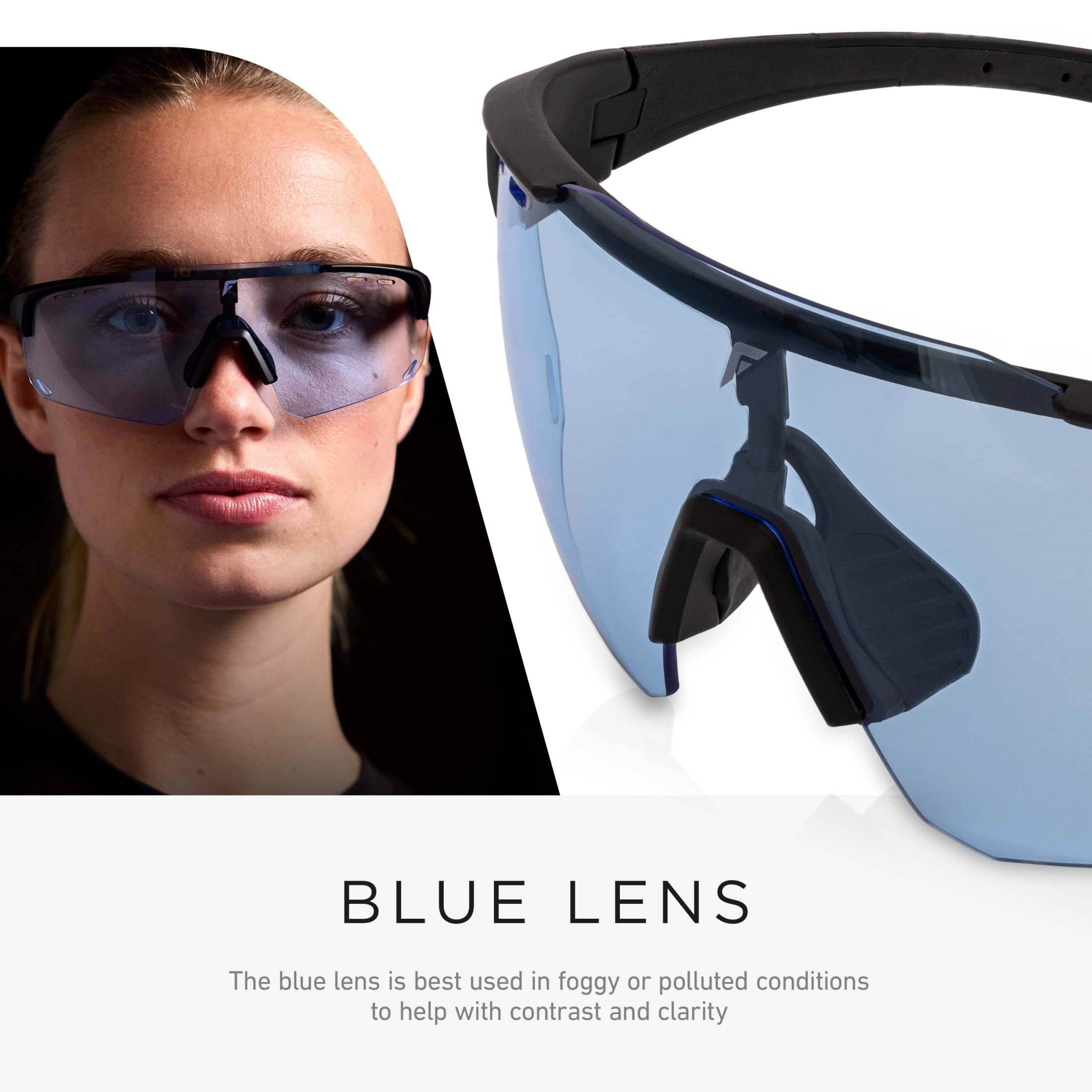 Franklin Sports Pickleball Sunglasses - Sport Glasses with (5) Lenses Included for Eye Protection - Pickleball Protective Eyewear Kit for Sun Glare + All Weather Conditions - Indoor + Outdoor Goggles