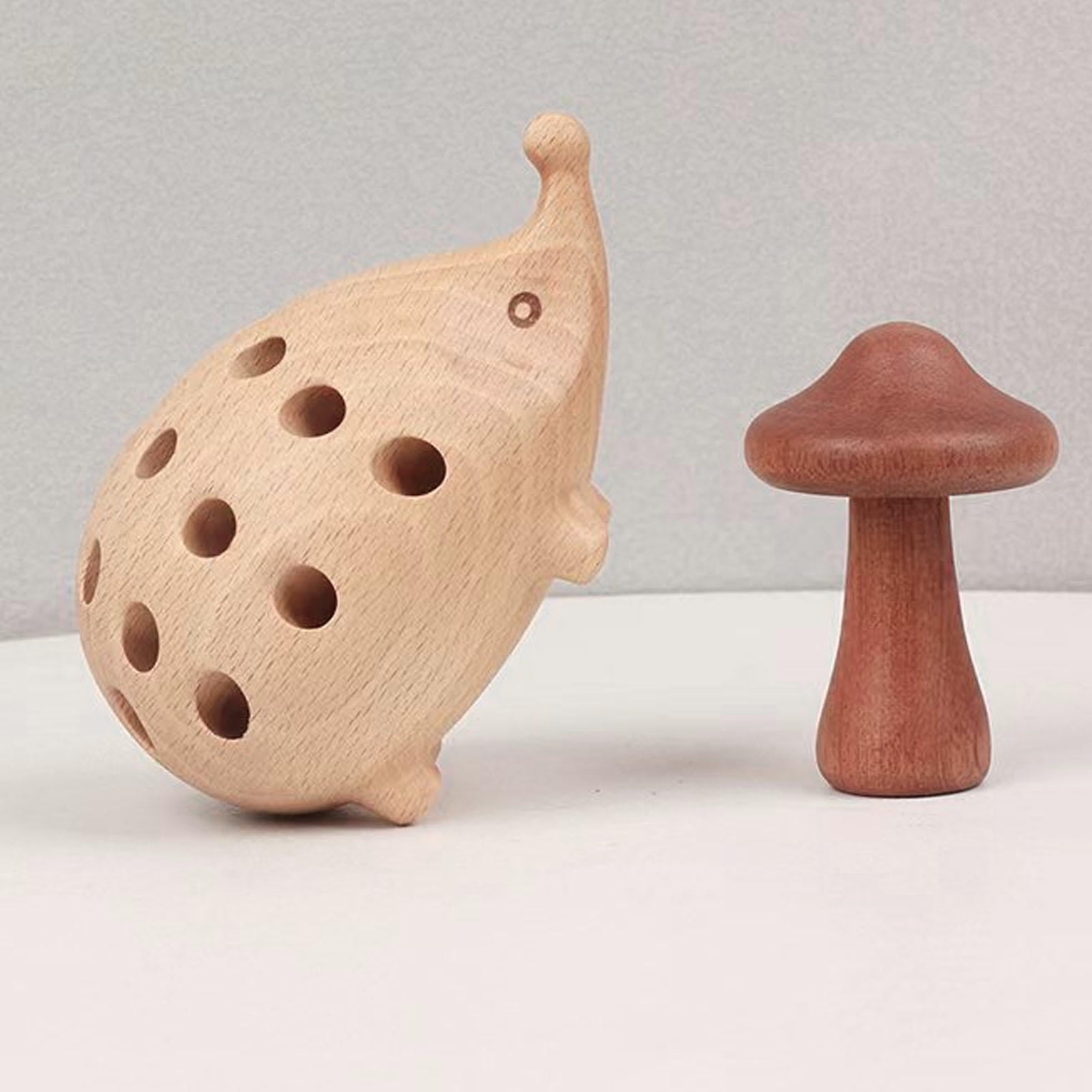 BIMZUC Resin Hedgehog Pen Holder – 21‑Hole Cute Desk Organizer, Lightweight & Durable, Ideal Gift for Office & Home