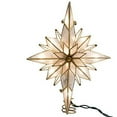 thumbnail image 2 of Kurt Adler Light Capiz Classical Multi-Pointed Bethlehem Star Treetop, 10", Ivory, 2 of 5