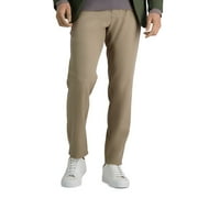 Men's Haggar® The Active Series™ Everyday Slim Fit Flat-Front Pants Color: Beige Khaki Size: 30X30