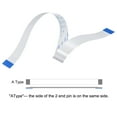 thumbnail image 4 of Uxcell 11.81'' 28 Pins FFC FPC Flat Flexible Cable(A Type) for LCD Laptop Plastic White  5pcs, 4 of 5