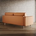 thumbnail image 5 of Stateside Vegan Leather Square Arm Sofa 70", 5 of 6