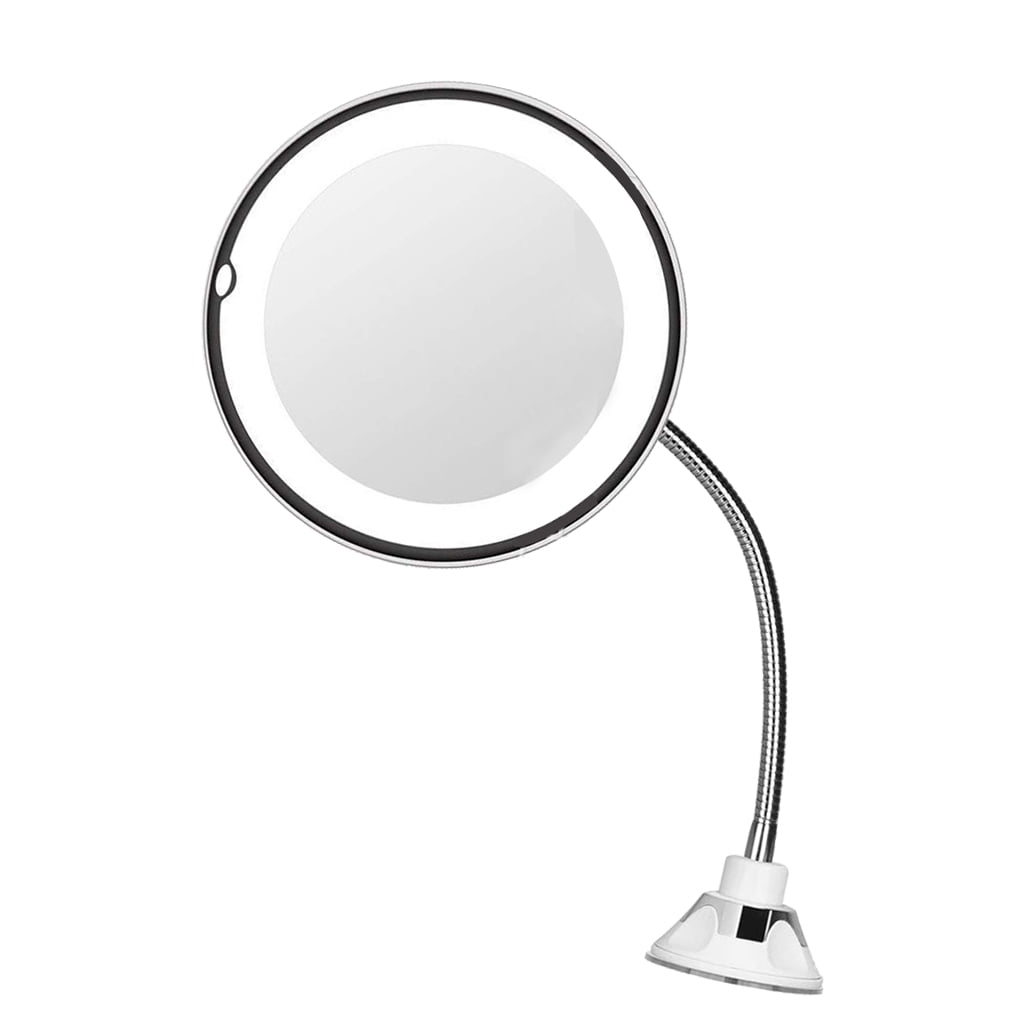 Suction cup flexible makeup mirror 360 degree rotation makeup mirror