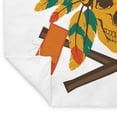 thumbnail image 4 of CafePress - Native Skull Headdress - Queen Duvet, 4 of 4