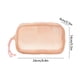 thumbnail image 3 of Bolso de malla para maquillaje 9,45x5,51x2,36 pulgadas Organizador de cremallera de nylon Beige azul rosa • Almacenamiento transparente para cosméticos transpirables para viajes • Soporte para, 3 of 6