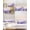 Violet, variant on Gray Coastal Beach Pillow Cases Standard Size Set of 2, Smooth Satin Pillowcase for Hair and Skin, Modern Oil Painting Nautical Decorative Cooling Bed Pillow Covers with Zipper, 20x26 Inches