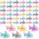 thumbnail image 1 of Llavero de felpa Shark Ecation, 36 unidades, para regalos de fiesta infantil, 1 of 6