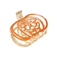 thumbnail image 2 of Way to Celebrate Halloween Women's Gold Metal Jack-O-Lantern Claw Clip, Multicolor, 1 Piece, 2 of 4