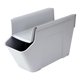 thumbnail image 4 of Organizador de bolsos multifuncional con ruedas para debajo del escritorio, ideal para el espacio de trabajo. Gris, 4 of 7