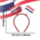 thumbnail image 3 of Diadema con lazo con la bandera de la Copa del Mundo de EE. UU., Canadá y México, decoración para fiestas de fanáticos, diadema con bandera, diadema de plástico, 3 of 6