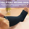 thumbnail image 5 of Newzill Medical Post Surgery Open-Toe Copper-Infused Compression Socks for Calf, Breathable, 15% Copper Imported, 5 of 8