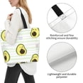 thumbnail image 3 of Naloa Avocado of a Hear Tote Bag for Women Large Capacity Shoulder Bag for College Work Travel Shopping, 3 of 8