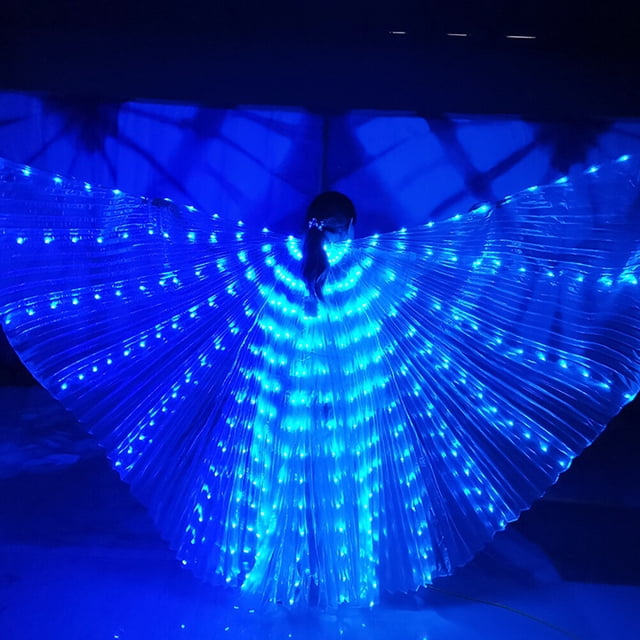 LED Isis Wings Belly Dance Carnival Disfraces Trajes para Mujeres Adultos para Navidad Fiesta de Halloween ANGGREK Otros