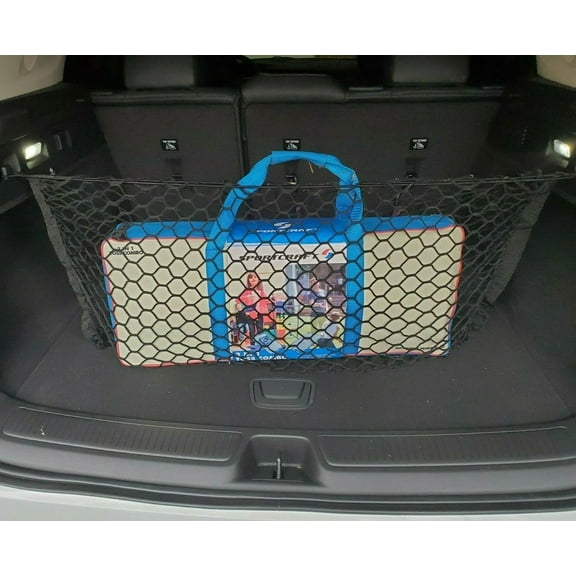 EACCESSORIES EA Trunk Organizer Cargo Net for Toyota Corolla Cross 2022-2023 – Envelope Style Cargo Net for SUV – Premium Mesh Car Trunk Organizer Vehicle Carrier Storage – Compatible Corolla Cross