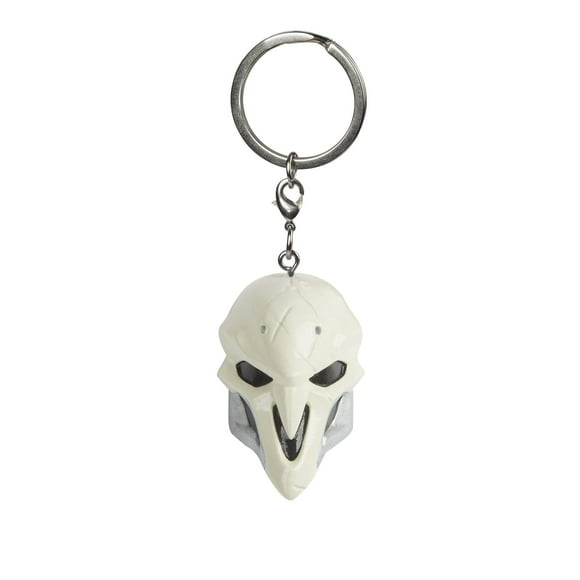 Llavero JINX Overwatch Reaper, máscara 3D de plástico, 4,5 cm de altura