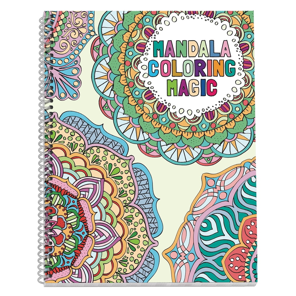 Magic Mandala - Stress Relief Coloring Book for Adults: Color by Numbers -  GOOD 9781521890219
