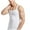 White, variant on Wancir Mens Tank Top Undershirt G-Unit Style Summer Tank Tops Square Cut Muscle Rib A-Shirt Gym Muscle Tank Top
