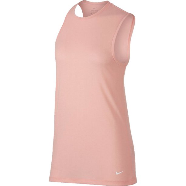 Nike Nike Womens DriFit Sleeveless Training Tank Top Shirt Pink New