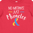thumbnail image 4 of Inktastic No Mistakes, Just Miracles Down Syndrome Awareness Boys or Girls Baby T-Shirt, 4 of 5