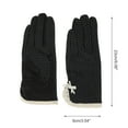 thumbnail image 3 of Unique Bargains 1 Pair Sunblock Mittens Sun Block Driving Gloves for Women Black, 3 of 5